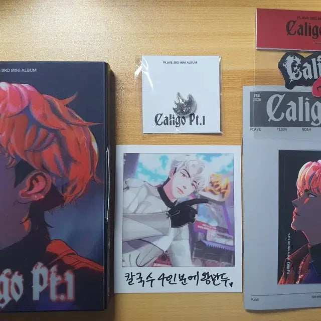 플레이브 칼리고 뱅가드 버전 슈참 포함 개봉앨범 양도