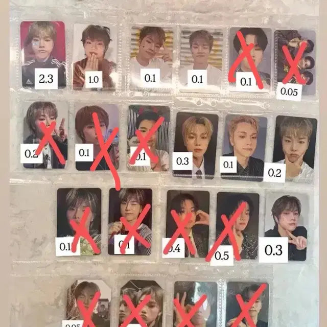 엑디즈 정수 포카 미공포 앨포 럭드 건일 정수 가온 오드 준한 주연