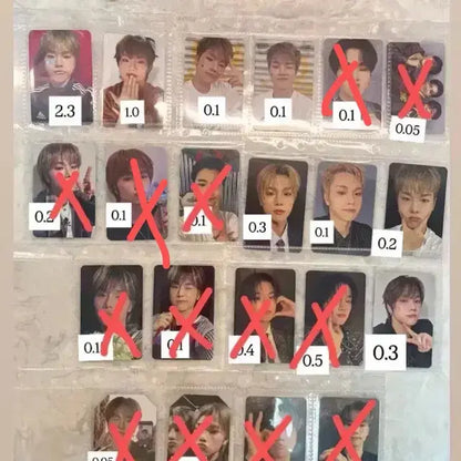 엑디즈 정수 포카 미공포 앨포 럭드 건일 정수 가온 오드 준한 주연