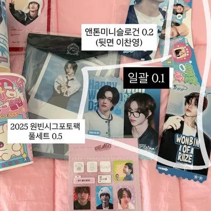 라이즈 원빈 앤톤 비공굿 양도 생카 키링 핀버튼 카라비너 컵홀더