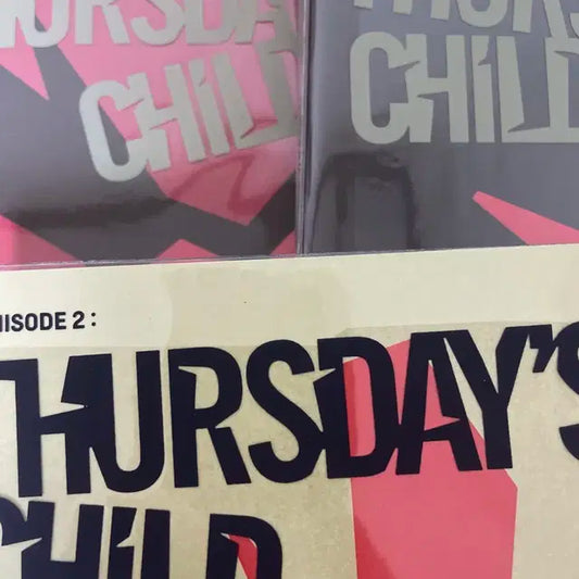 투바투 Thursdays child 개봉 앨범