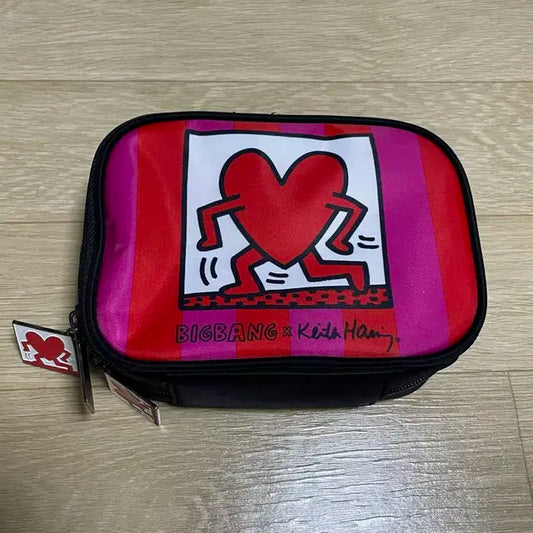 빅뱅 키스해링 콜라보 굿즈 파우치 일본 MD