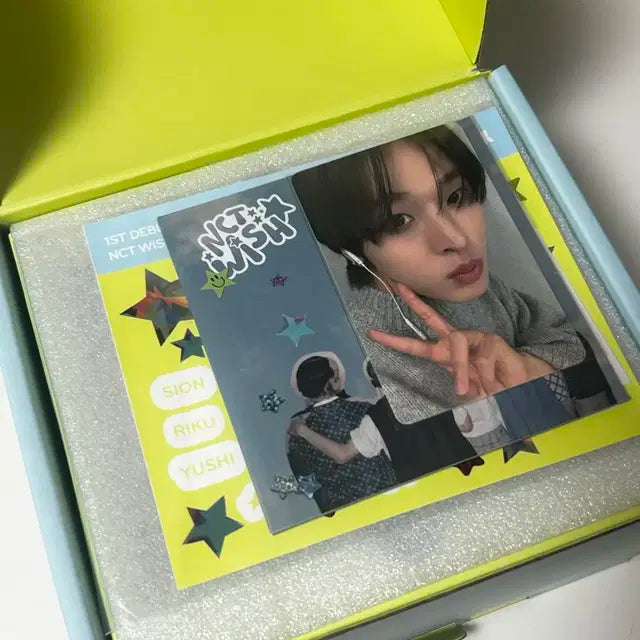 엔시티 위시 1주년 엠디 턴테이블 블루투스 스피커 리쿠 포카