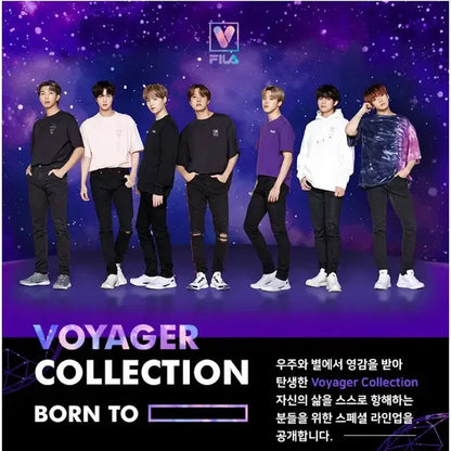 [새상품] BTS X휠라 보이저컬렉션 RGB 플렉스 샤인 블랙 240mm