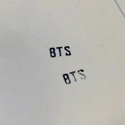 방탄소년단 BTS 워터프루프 타투 스탬프 도장