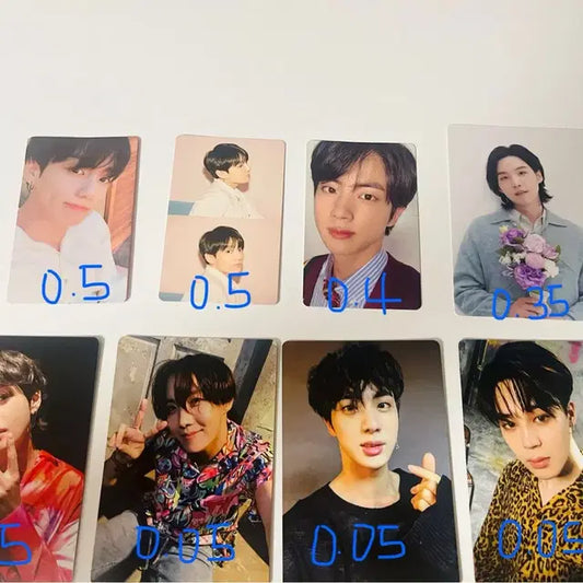 방탄 정국 지민 진 슈가 뷔 제이홉 포카