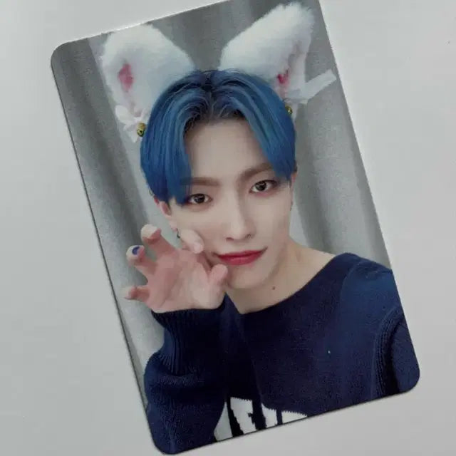 에이티즈 메이크스타 고양이귀 홍중 포카 양도