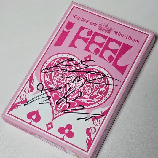 (여자)아이들 I feel 싸인앨범 ㅂㅁㅍ