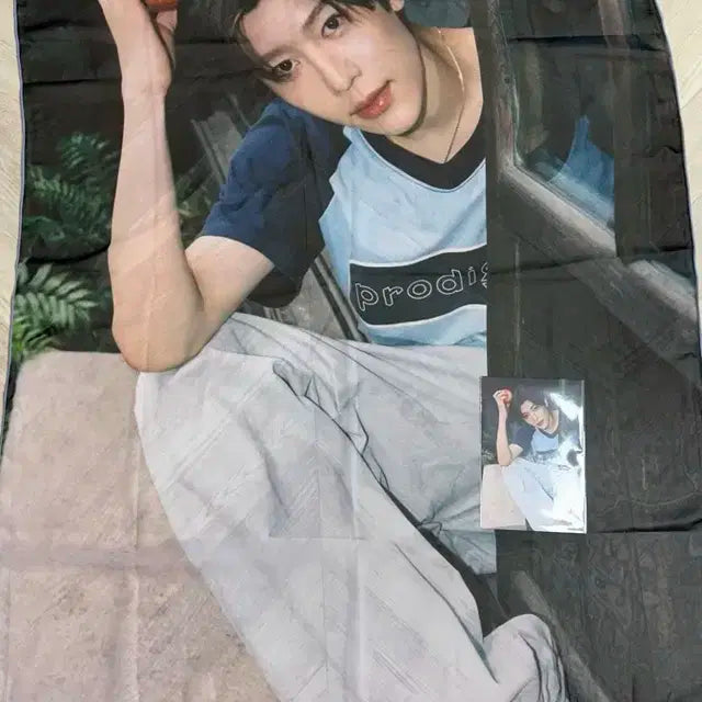 엔시티위시 시온 전시회 엠디 패브릭 포스터