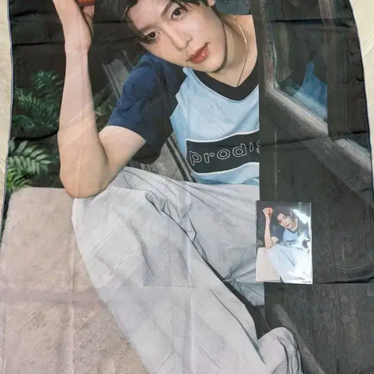 엔시티위시 시온 전시회 엠디 패브릭 포스터