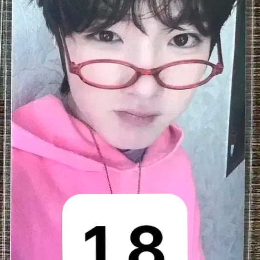 엔시티 위시 사쿠야 디아이콘 b버전 포카 안경만두