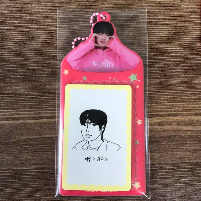 엔시티 위시 사쿠야 디아이콘 b버전 포카홀더 재희 그림