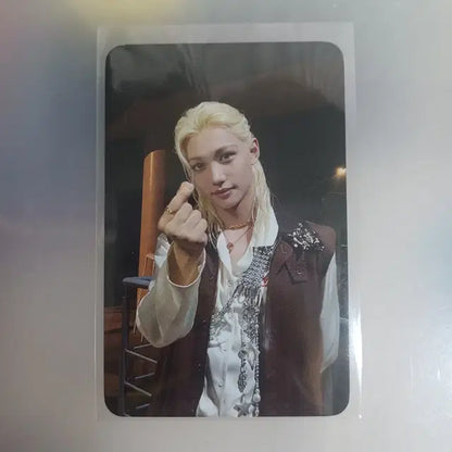 스키즈 카르마 팝업 필릭스 용복이 큐알 QR 포카