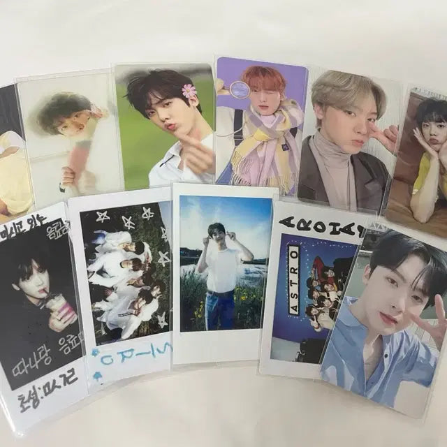 급처 아스트로 윤산하 차은우 문빈 아스트로 포카 ASTRO MOONBIN