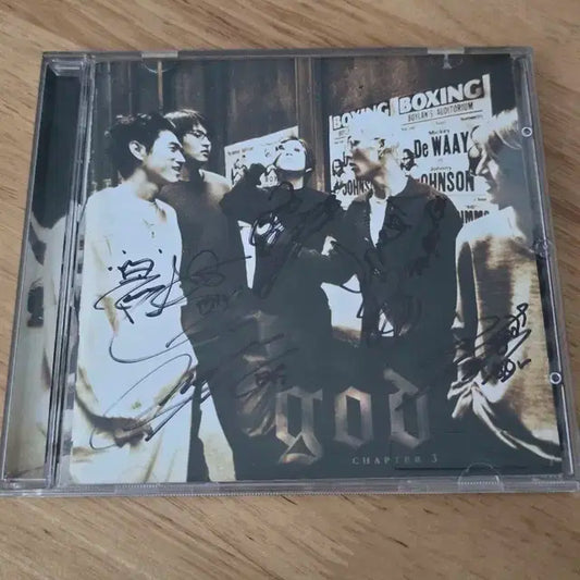 god 지오디 3집 전멤버 친필 사인 앨범
