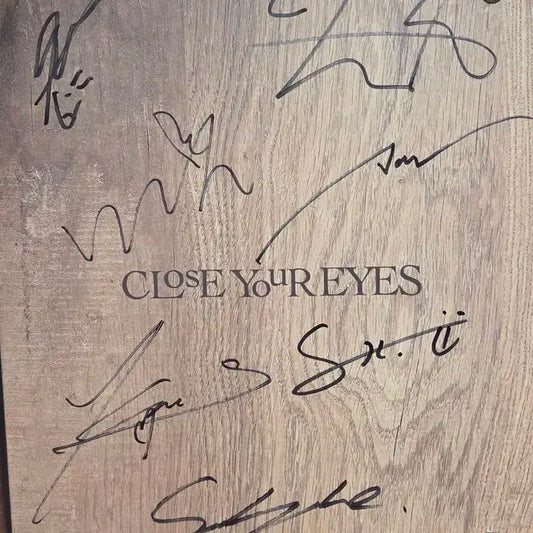 클로즈유어아이즈 싸인 앨범 (클유아 CLOSE YOUR EYES)