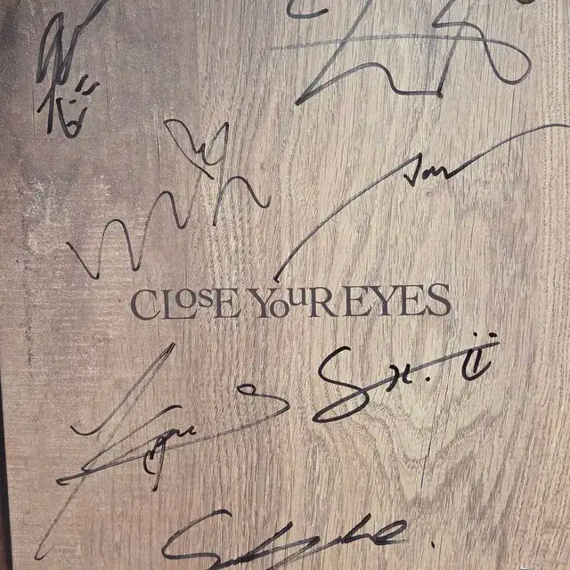클로즈유어아이즈 싸인 앨범 (클유아 CLOSE YOUR EYES)