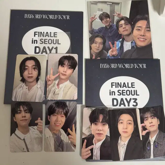 데이식스 피날레콘서트 입장키트
