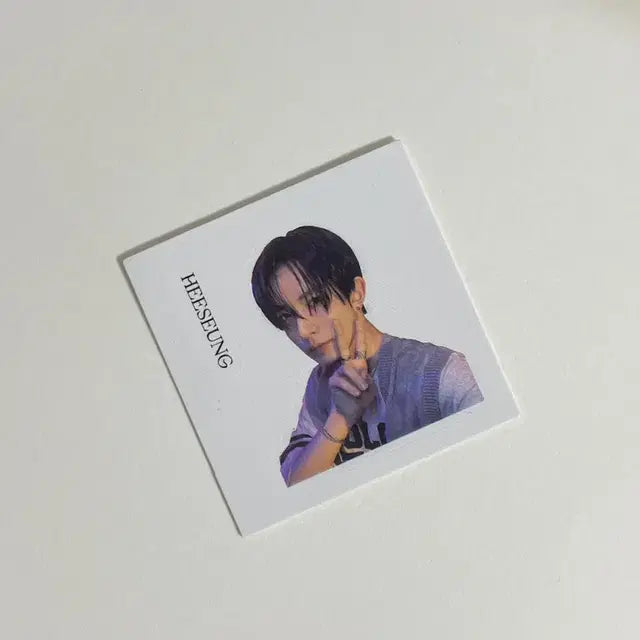 엔하이픈 선우 오렌지블러드 위버스 포카 띠부씰(희승)