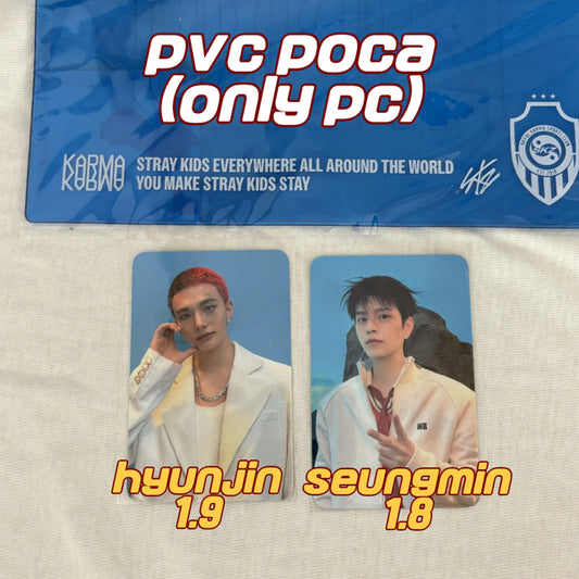 스트레이키즈 팝업 pvc 포카 현진 승민 only pc