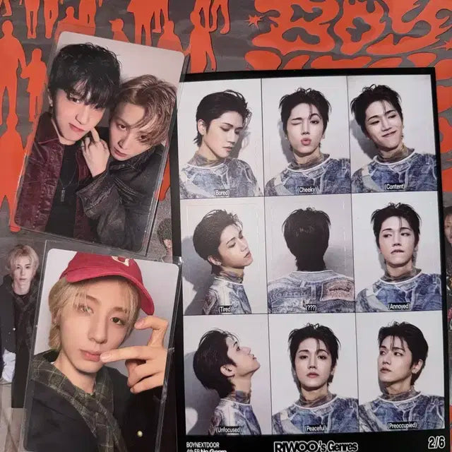 보넥도 노장르 앨범 양도 태산 이한 운학 리우 포카 스티커 덤 O