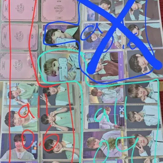 방탄 제이홉 호석 지민 뷔 소우주 미니 포카 양도합니다