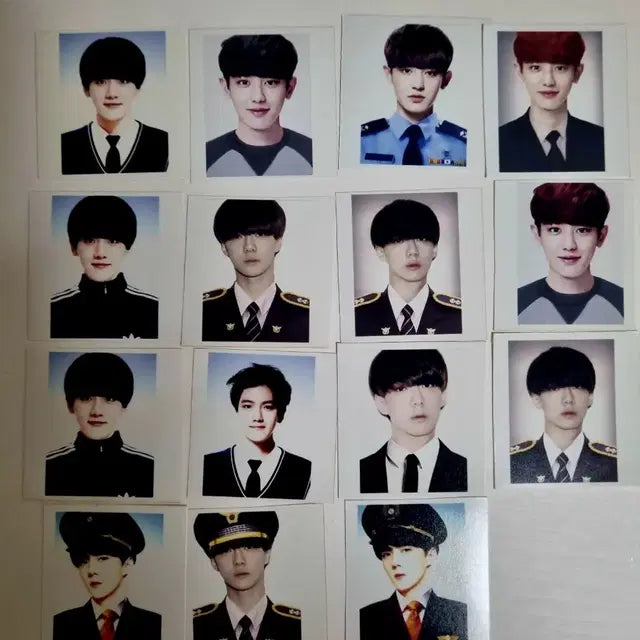 [일괄]엑소 중독 공식 포토카드 증사 백현 세훈 찬열 디오 경수 카이