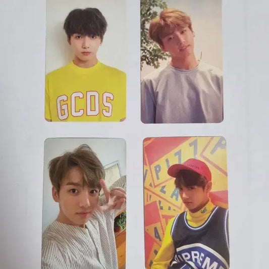 방탄소년단 LOVE 앨범 정국 포토카드 4장