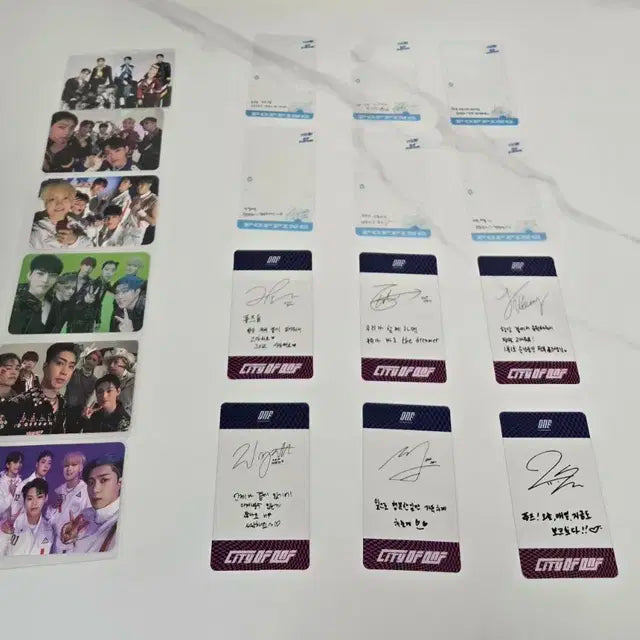 온앤오프 200장 한정 단체포카 & 투명포카