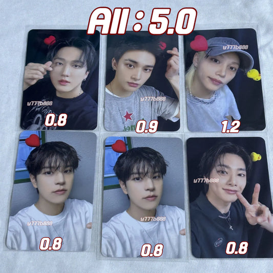 스트레이키즈 카르마 팝업 앨범 럭드 포카 창빈 현진 필릭스 승민 아이엔