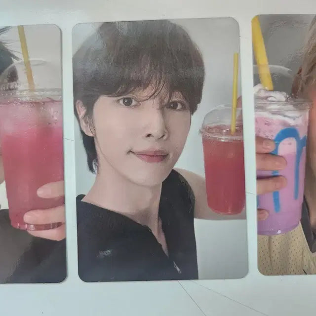 라이즈 메가커피 스탬프 챌린지 포토카드 (앤톤, 소희, 성찬)