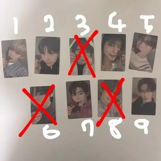 제로베이스원 한정판 포카 분철