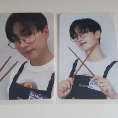 슈퍼주니어 은혁 슈주마켓 트레이딩 포카 캐찹 세트 동해 려욱 신동 띠부씰