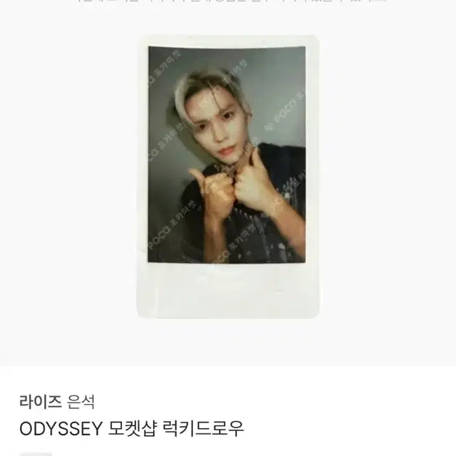 라이즈 소희 은석 원빈 포카 양도