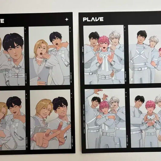 플레이브 공식 4컷 사진