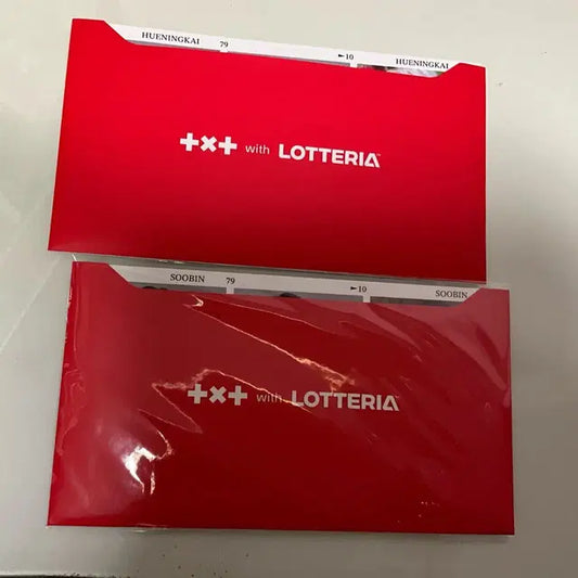 투모로우바이투게더 롯데리아 포토카드 일괄 판매