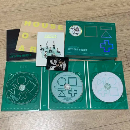 방탄소년단 3기 팬미팅 머스터 머삼터 dvd 단체포카 풀셋
