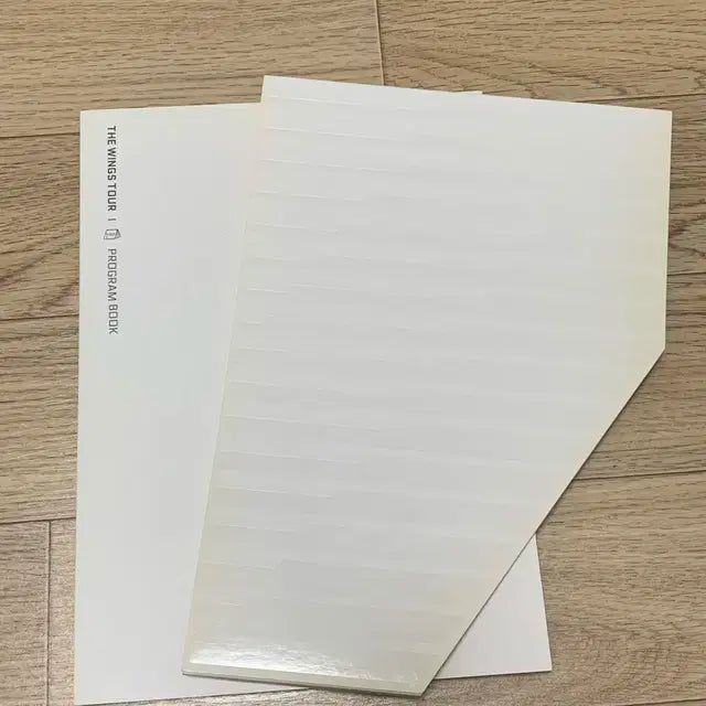 방탄소년단 2017 더윙즈투어 프로그램북 bts wings tour