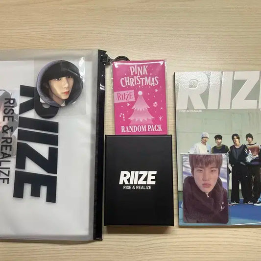 라이즈 앨범,목걸이,슬로건,포토카드