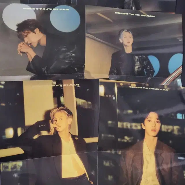 하이라이트 얼론 포카 엽서 포스터판매 합니다 윤두준 양요섭 이기광 손동운