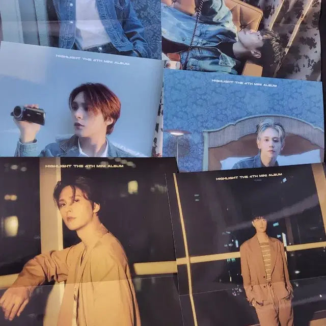 하이라이트 얼론 포카 엽서 포스터판매 합니다 윤두준 양요섭 이기광 손동운