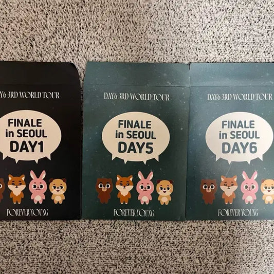 데이식스 포에버영 피날레 입장키트
