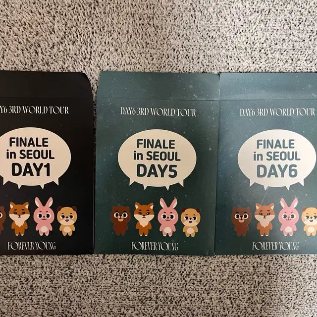 데이식스 포에버영 피날레 입장키트