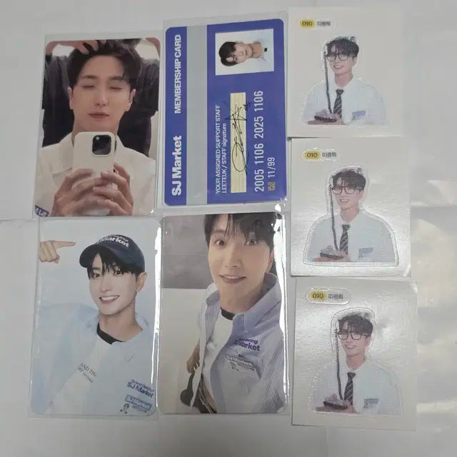 슈퍼주니어 슈주마켓 이특 세트 키링 포카 SJMARKET