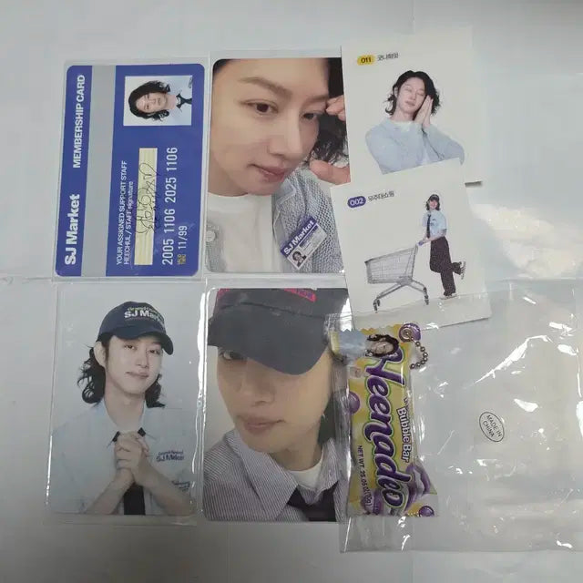 슈퍼주니어 슈주마켓 희철 세트 포카 키링 SJMARKET