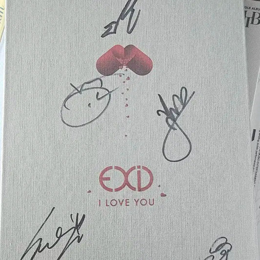 EXID 비매 이엑스아이디  친필싸인앨범100