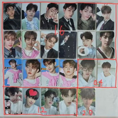제베원 장하오 포카앨포미공포팬콘트레카엽서네컷시그앨범