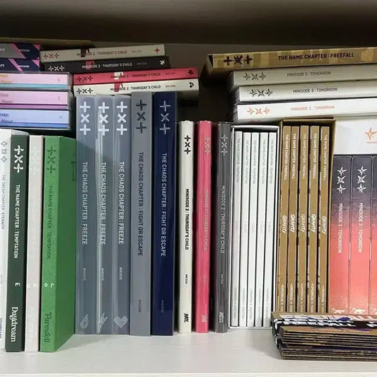 투바투 투모로우바이투게더 수빈 연준 범규 태현 휴닝카이 개봉 앨범 일괄