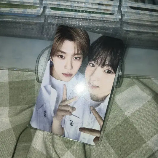 엔시티위시 사쿠야 시온 유닛포카 스옵위 사쿠야 리쿠 분철 팝팝 컬러