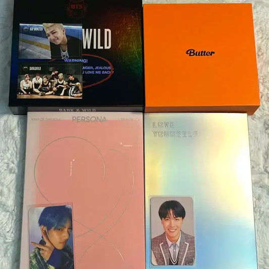 방탄 다크 앤 와일드, 버터, 페르소나, 러브유얼셀프 개봉앨범 양도